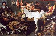 Frans Snyders A Game Stall oil on canvas